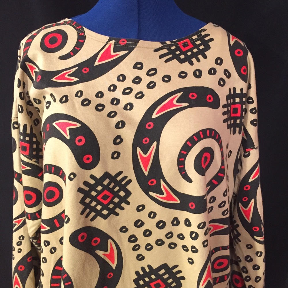 Vintage oversized abstract graphic Tee Medium - Picture 2 of 8